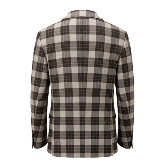 Green Viscose Men Jacket