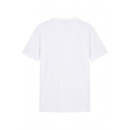 White Cotton Men's T-shirt