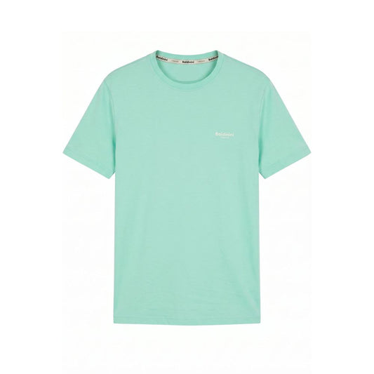 Green Cotton Men T-Shirt