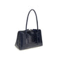 Blue Calf Leather Bos Taurus Shoulder Bag
