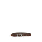 Brown Suede Leather Regular Belt