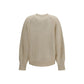 Beige Mohair Sweatshirt