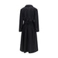 Black Wool Oves Aries Coat