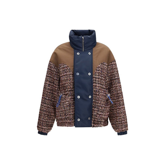 Multicolor Polyamide Full-Length Jacket