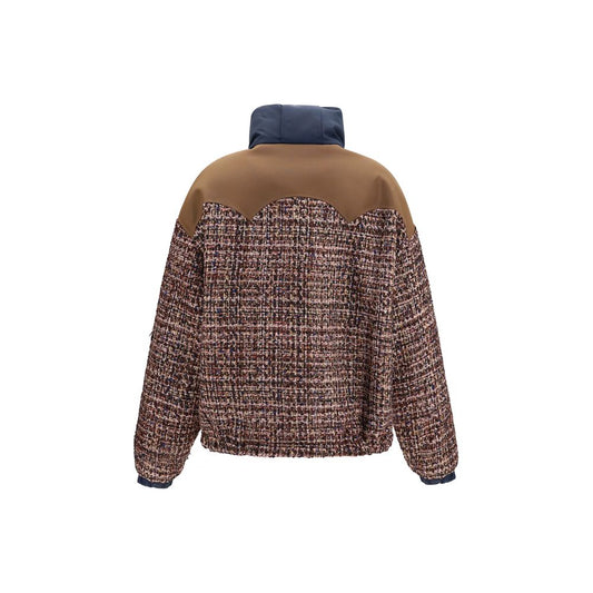Multicolor Polyamide Full-Length Jacket
