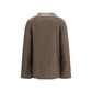 Brown Wool Oves Aries Full-Length Jacket