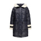 Blue Polyamide Full-Length Jacket
