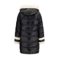 Black Polyamide Full-Length Jacket