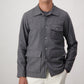 Gray Cashmere Full-Length Jacket