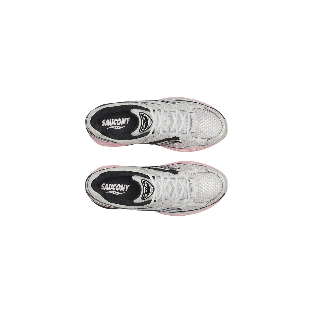 White Synthetic Athletic Sneakers