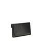 Black Calf Leather Bos Taurus Clutch Bag