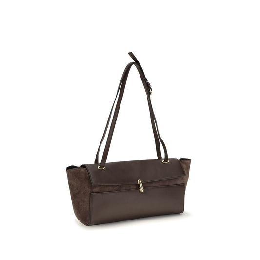 Brown Calf Leather Bos Taurus Shoulder Bag
