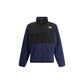 Blue Polyester Full-Length Jacket