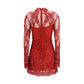 Red Polyamide Cocktail Dress