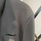 Black Embroidered Single Breasted Jacket