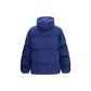 Blue Nylon Full-Length Jacket