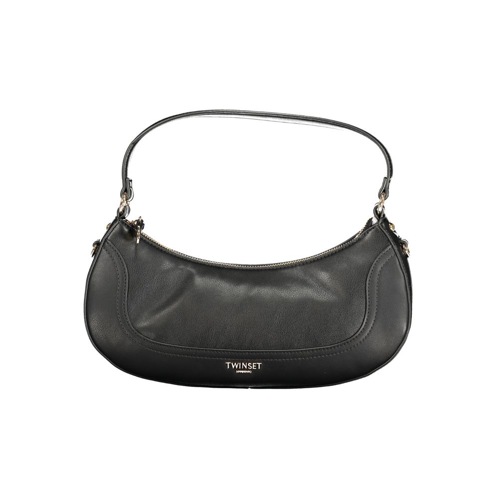 Black Polyurethane Womens Bag