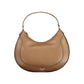 Brown Polyurethane Women's Bag