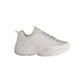 White Polyurethane Women's Sneaker