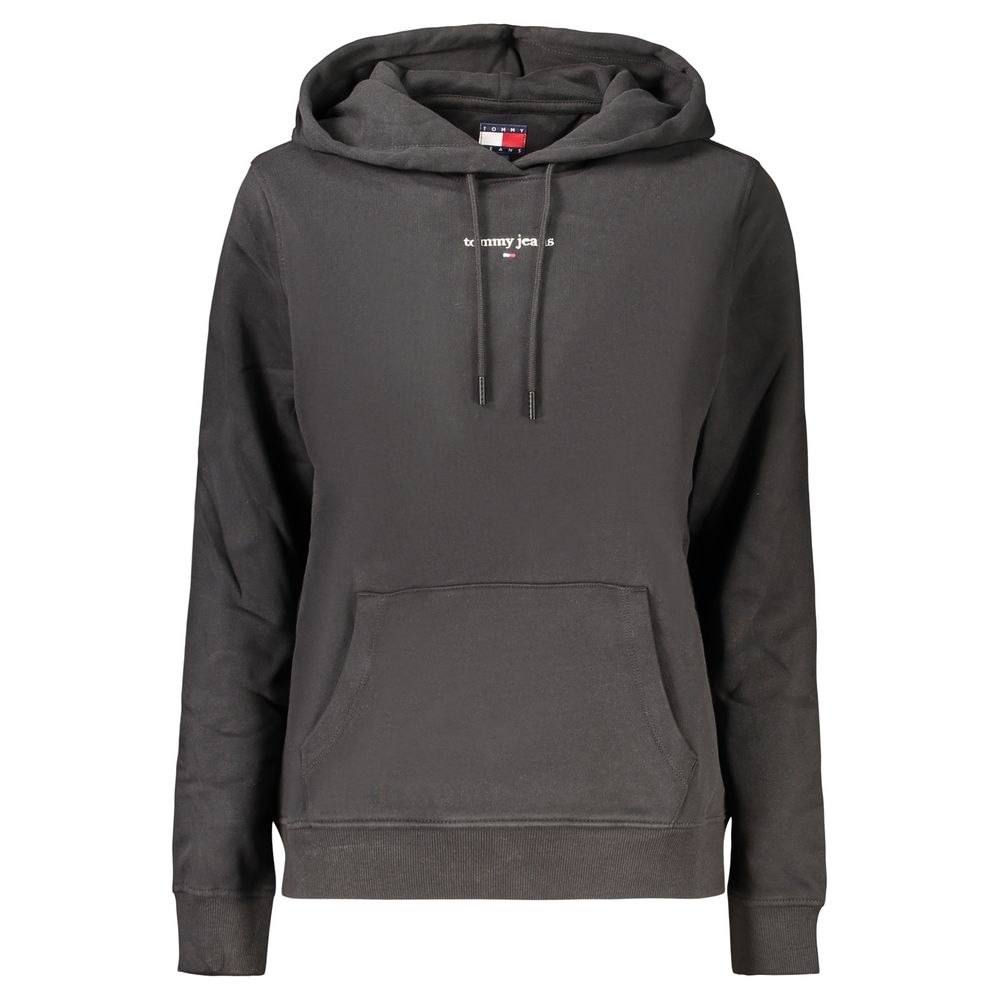Black Cotton Women's Sweatshirt