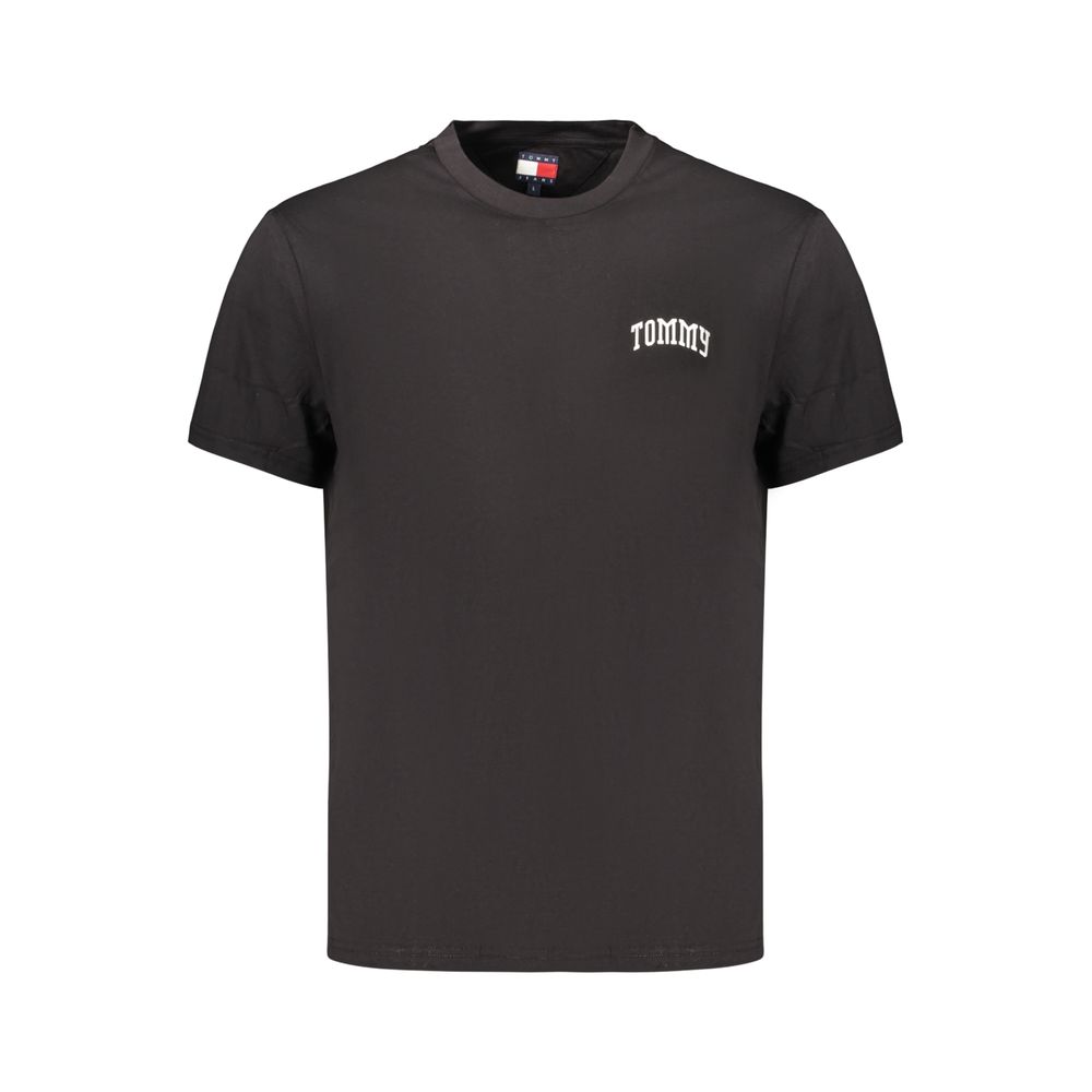 Black Cotton Men's T-Shirt