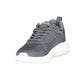 Blue Polyester Men's Sneaker