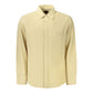 Beige Cotton Mens Shirt