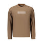 Brown Cotton Men's T-Shirt