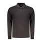 Black Cotton Polo Shirt