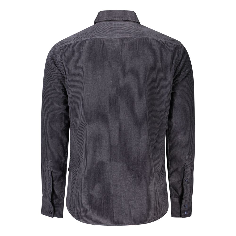 Blue Cotton Men's Shirt