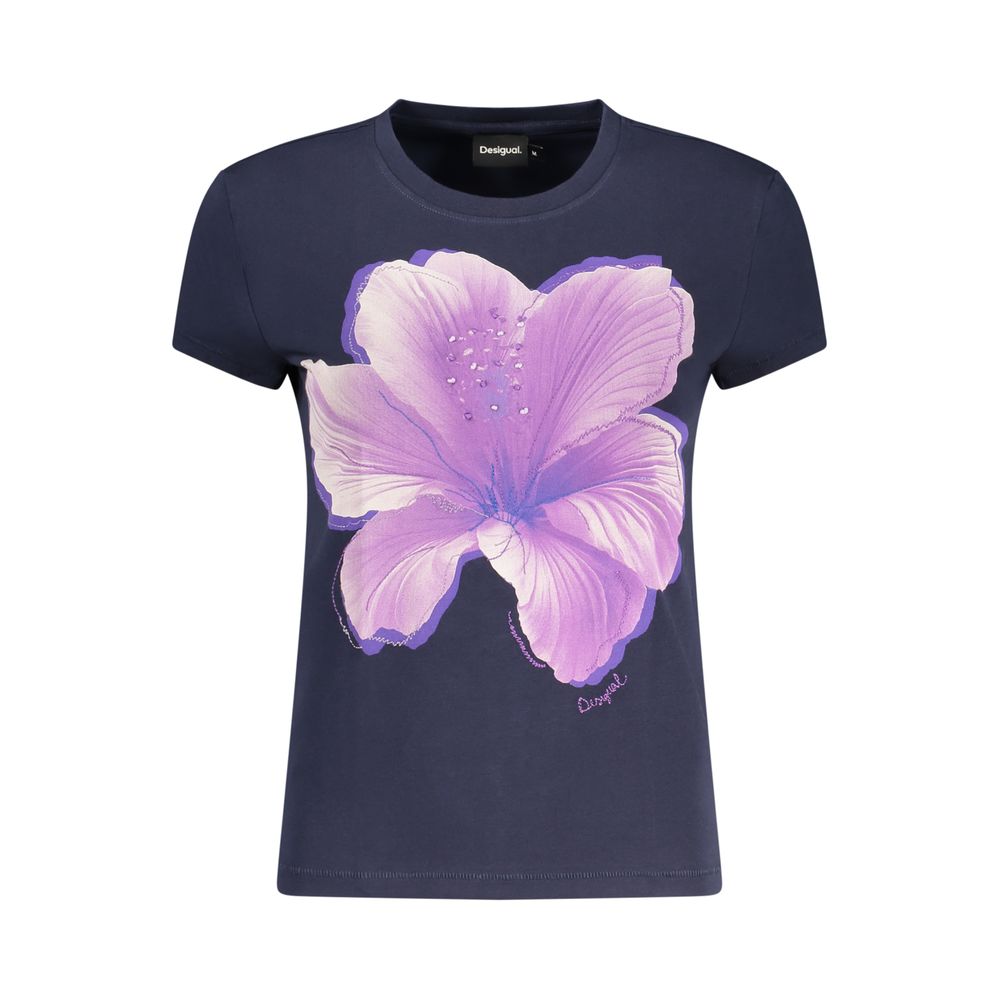 Blue Cotton T-Shirt