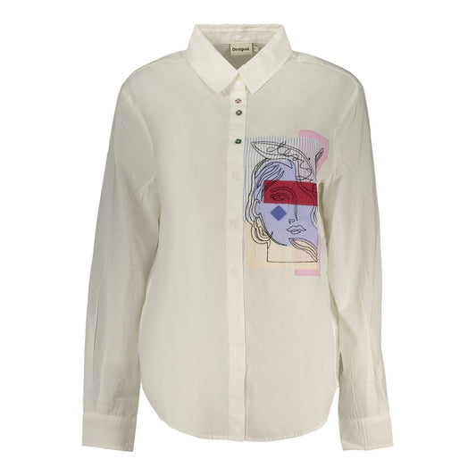 White Cotton Dress Shirt