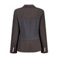 Black Polyester Blazer