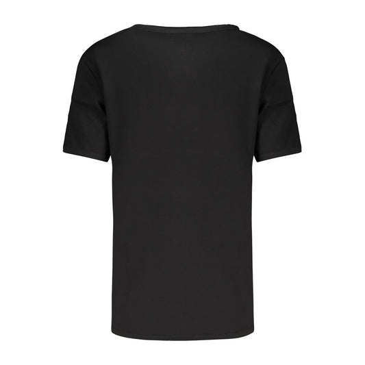 Black Cotton Women's T-Shirt