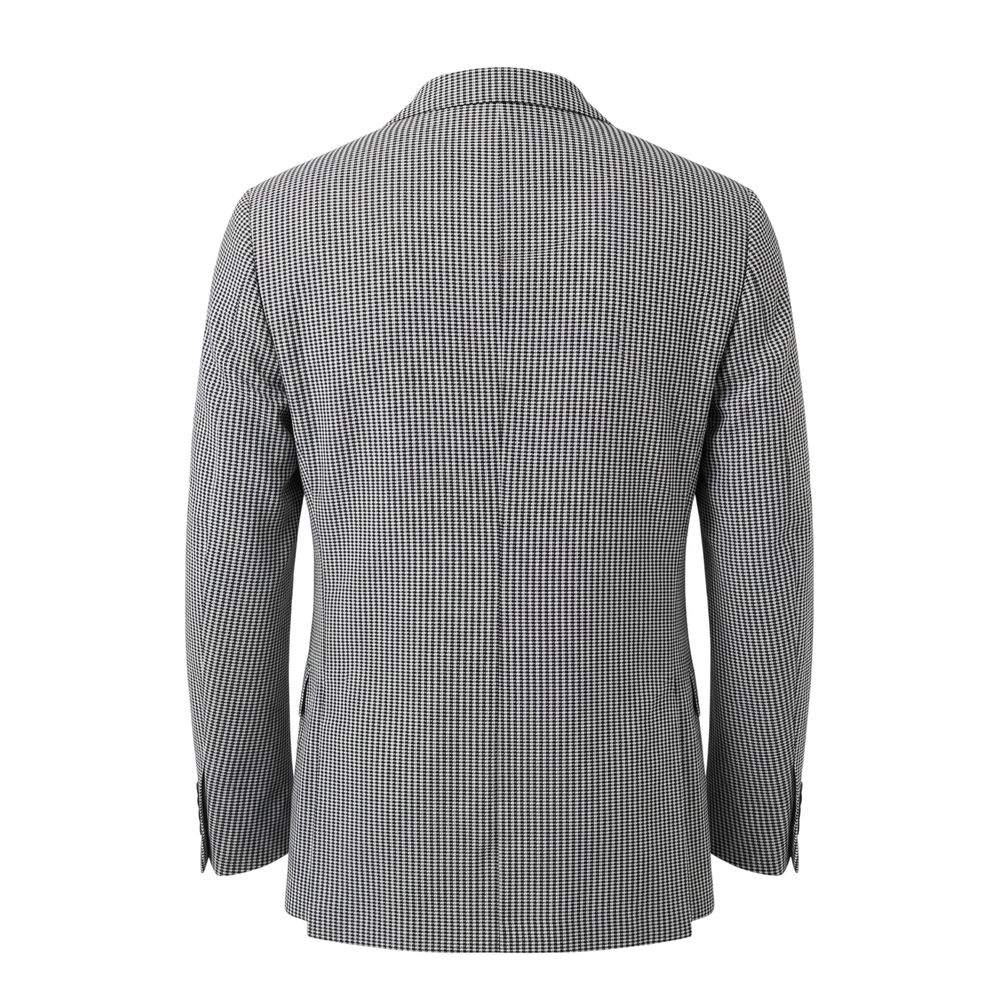 Blue Cotton Men Jacket