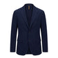 Blue Cotton Men Jacket