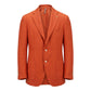 Orange Linen Men Jacket