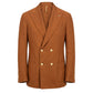 Brown Linen Men's Jacket