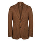 Brown Cotton Men's Jacket