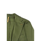 Green Cotton Men Jacket