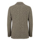 Beige Cotton Men Jacket