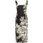Black Viscose Womens Dress