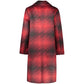 Red Polyester Womens Jacket