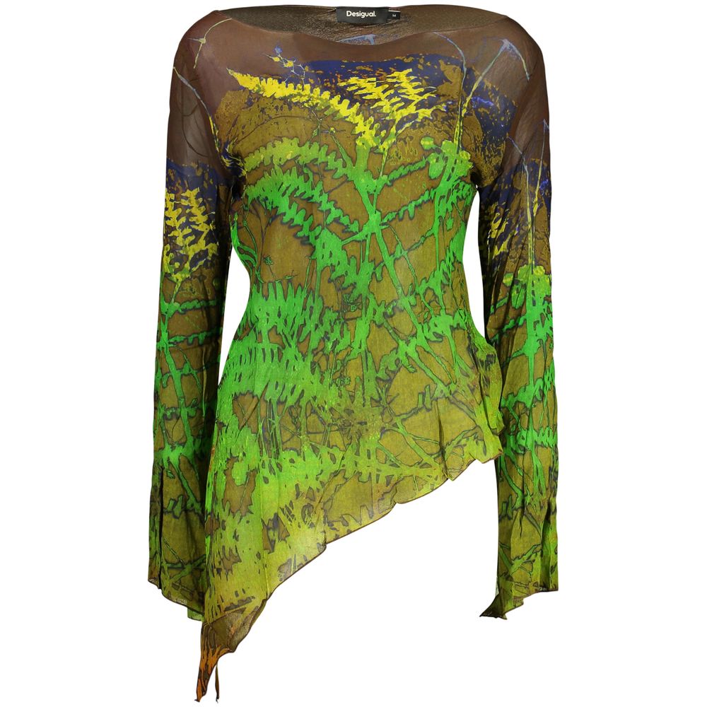 Brown Viscose Women's Top