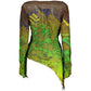Brown Viscose Women's Top