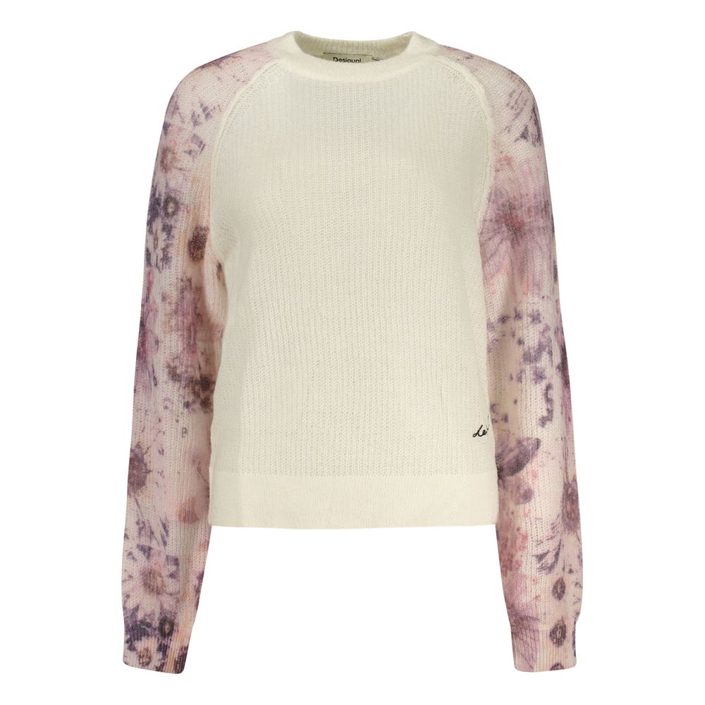 White Wool Women's Sweater
