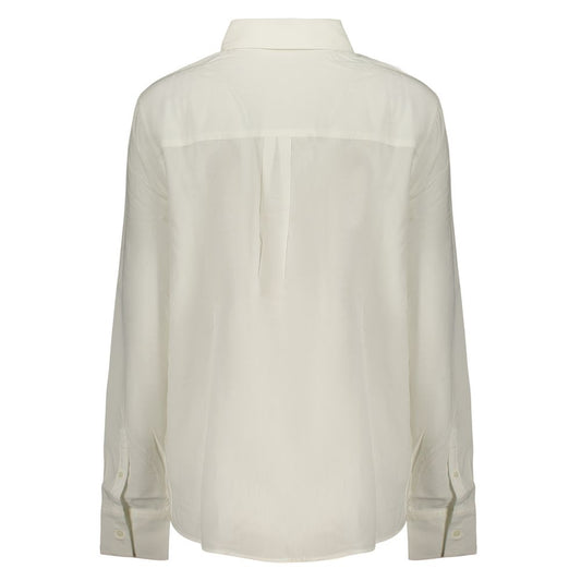 Bianco Viscose Women's Shirt