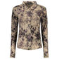 Brown Polyester Women's Shirt