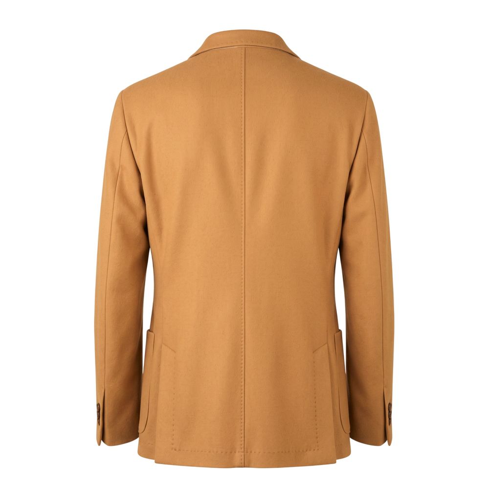 Brown Wool Men Jacket