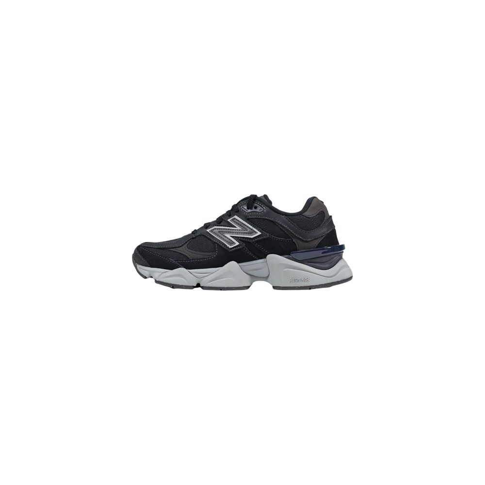 Black Suede Leather Chunky Sneakers